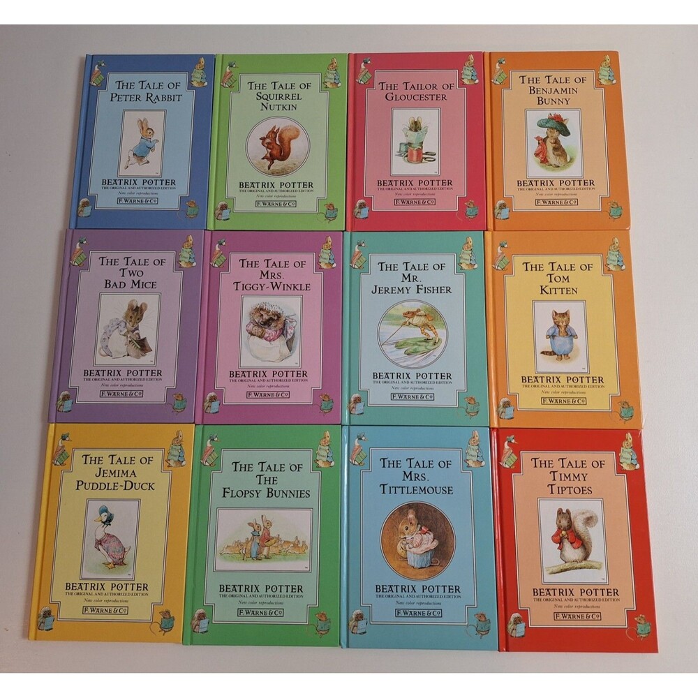 The Original Peter Rabbit Library (12 Book Box Set)-Hardcover By Beatrix Potter